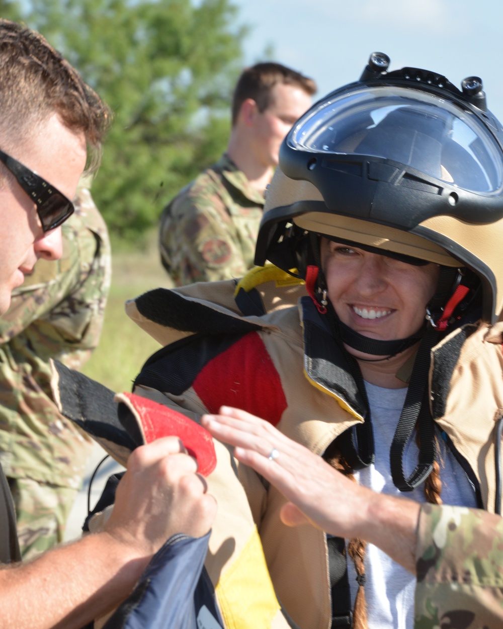 Bomb Suit Fitting