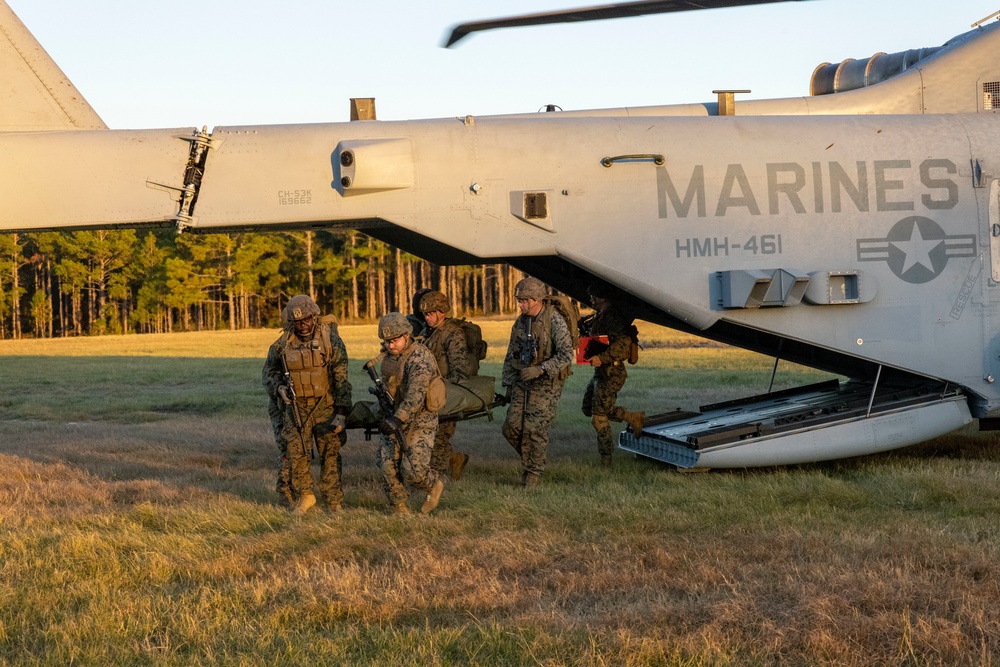 Combat Logistics Battalion 24 conducts en route care exercise