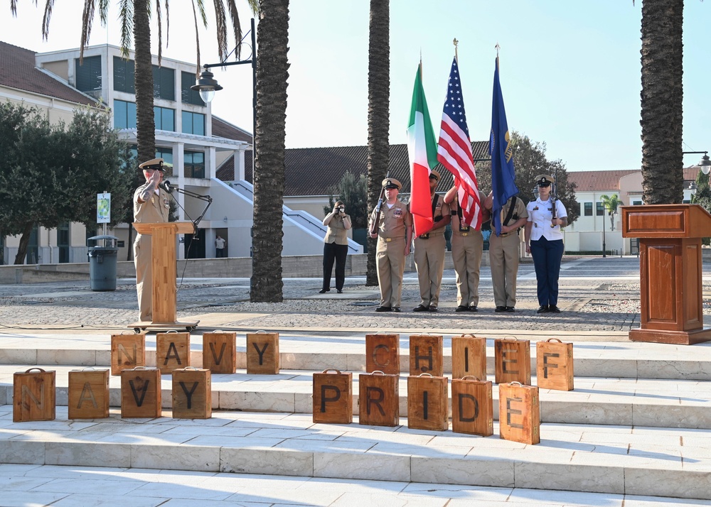 NAS Sigonella Chief Pinning Ceremony