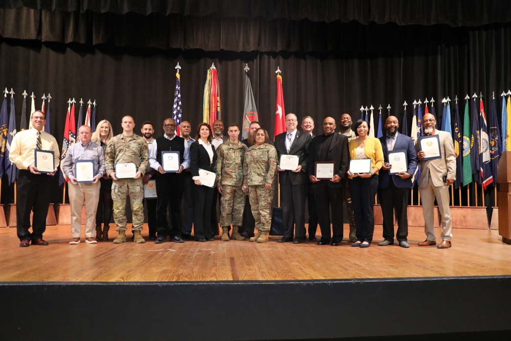 U.S. Army Cyber Center of Excellence hosts Quarterly Awards Ceremony and Townhall