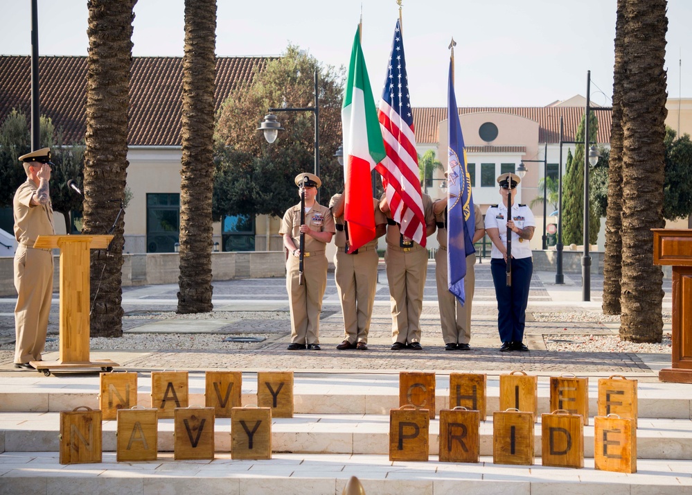 NAS Sigonella Chief Pinning Ceremony