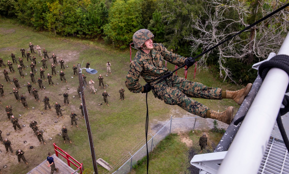 Mike Company Rappel Tower