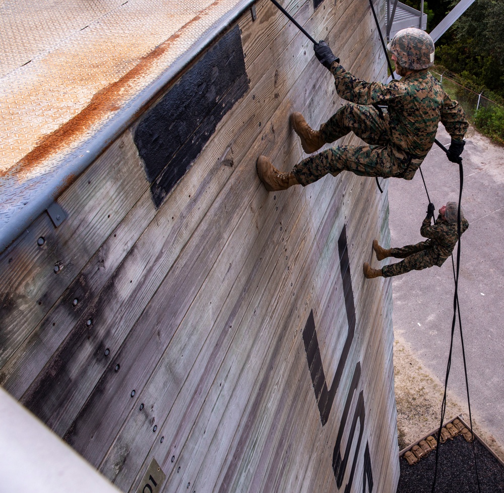 Mike Company Rappel Tower