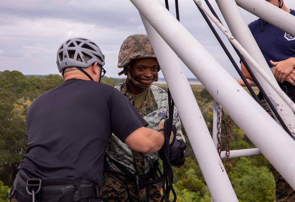 Mike Company Rappel Tower