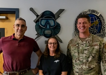 Air Force Combat Dive Supervisor and Diver pins unveiled at graduation