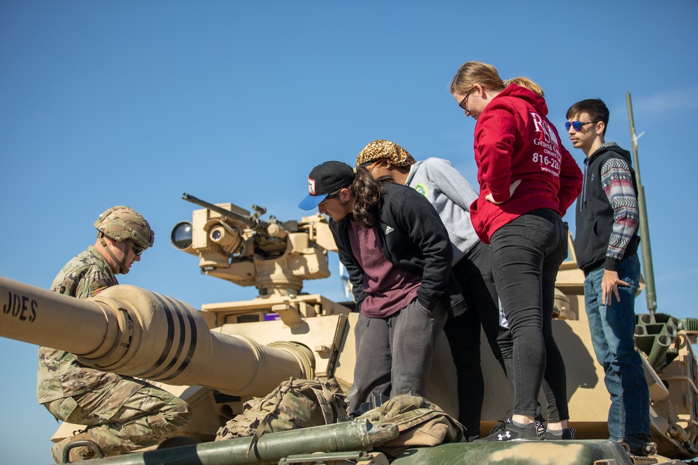 Future U.S. Army Recruits Visit Fort Riley and 1st Armored Brigade Combat Team