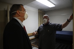 CASA visits Fort Stewart, gains first-hand look at barracks mold