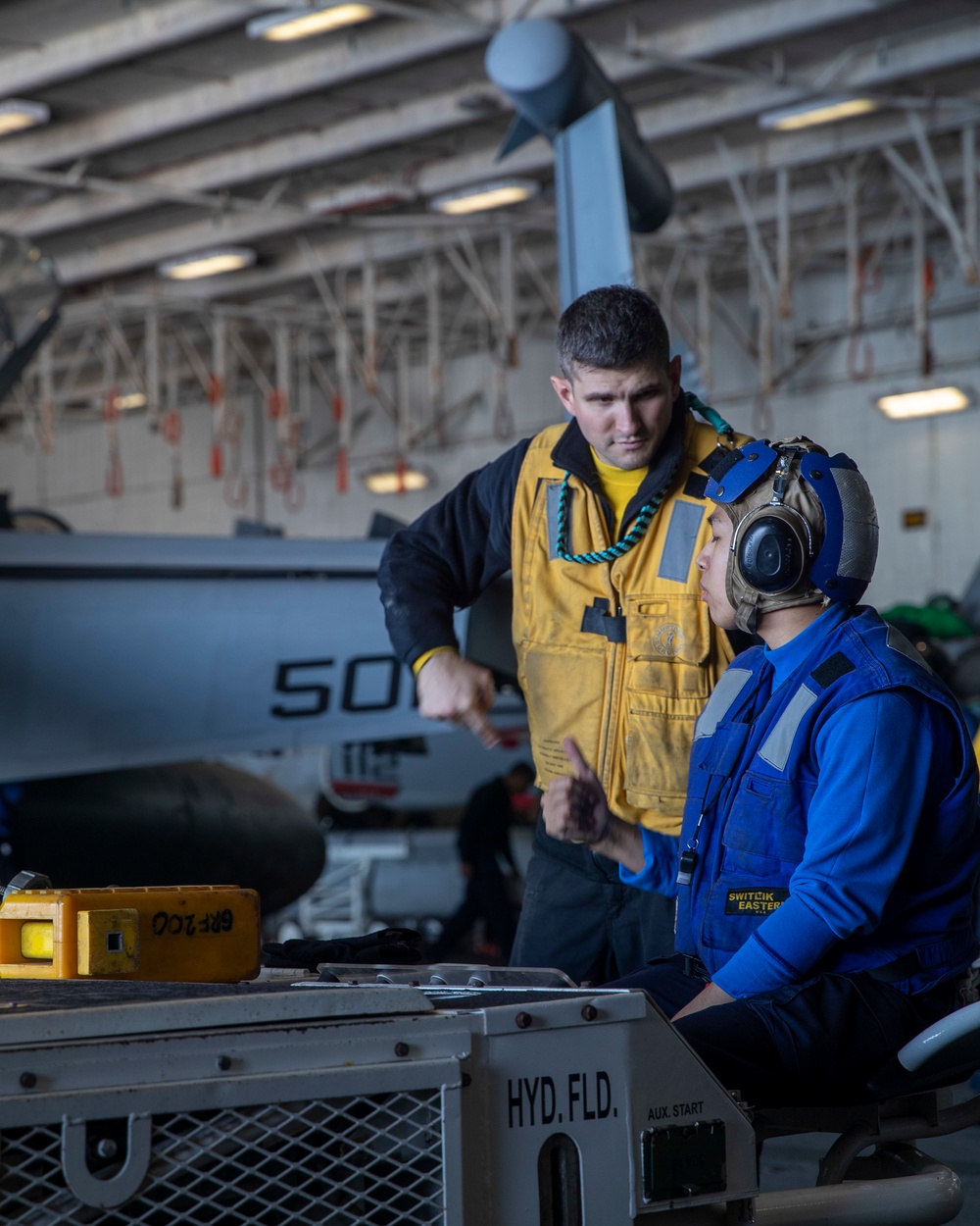 Towing an E/A-18G Growler