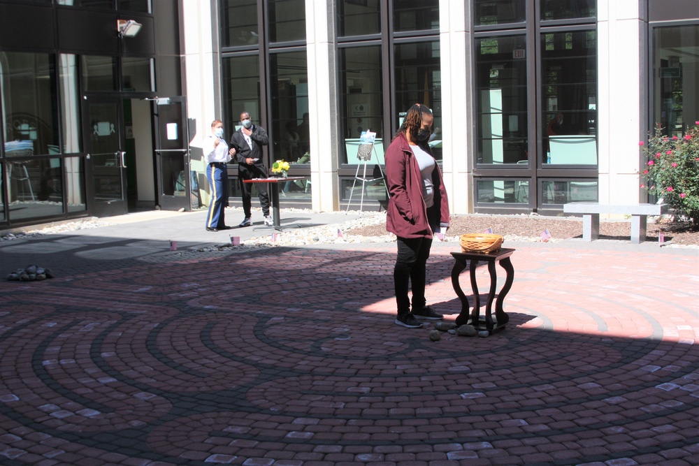 Walter Reed Clinic Hosts Suicide Awareness ‘Honor Walk’ In Hospital Labyrinth