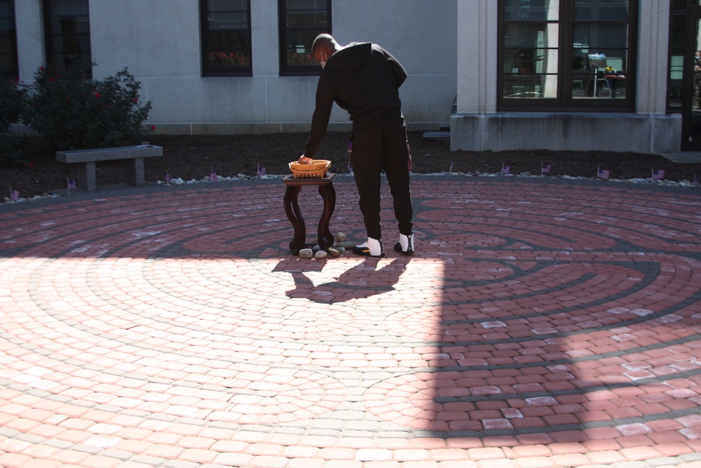 Walter Reed Clinic Hosts Suicide Awareness ‘Honor Walk’ In Hospital Labyrinth