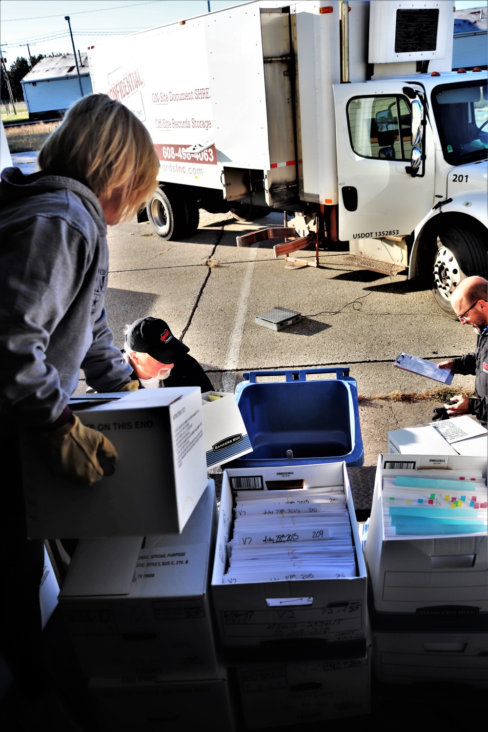 Army Energy Action Month: Fort McCoy’s DHR holds massive fall paper shredding, recycling event