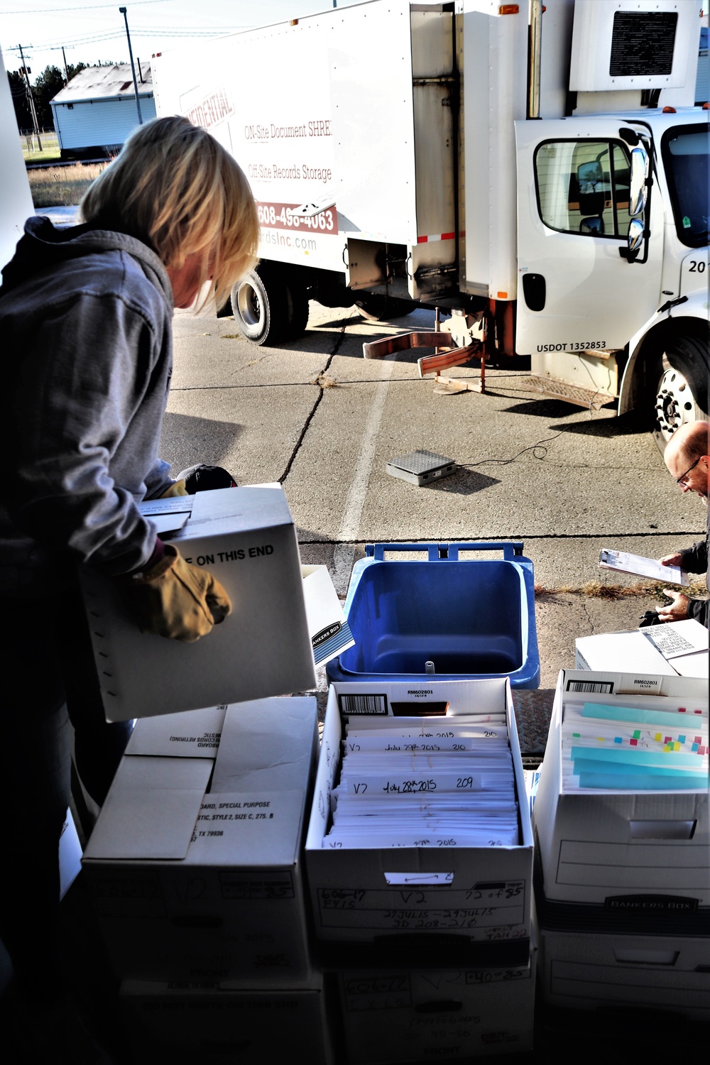 Army Energy Action Month: Fort McCoy’s DHR holds massive fall paper shredding, recycling event