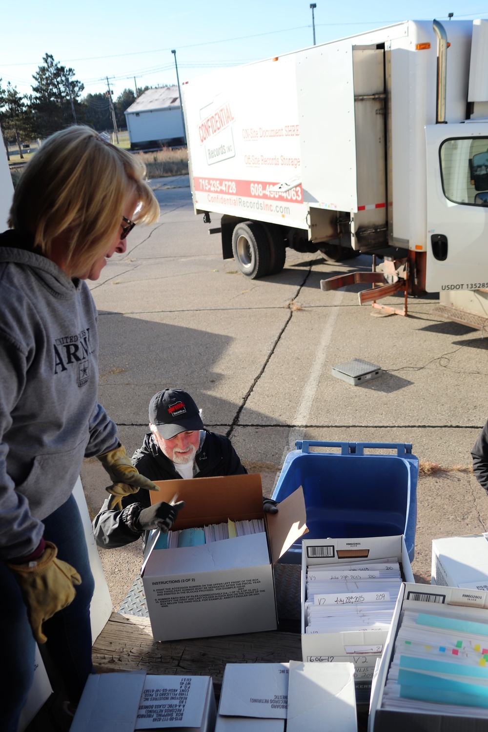 Army Energy Action Month: Fort McCoy’s DHR holds massive fall paper shredding, recycling event