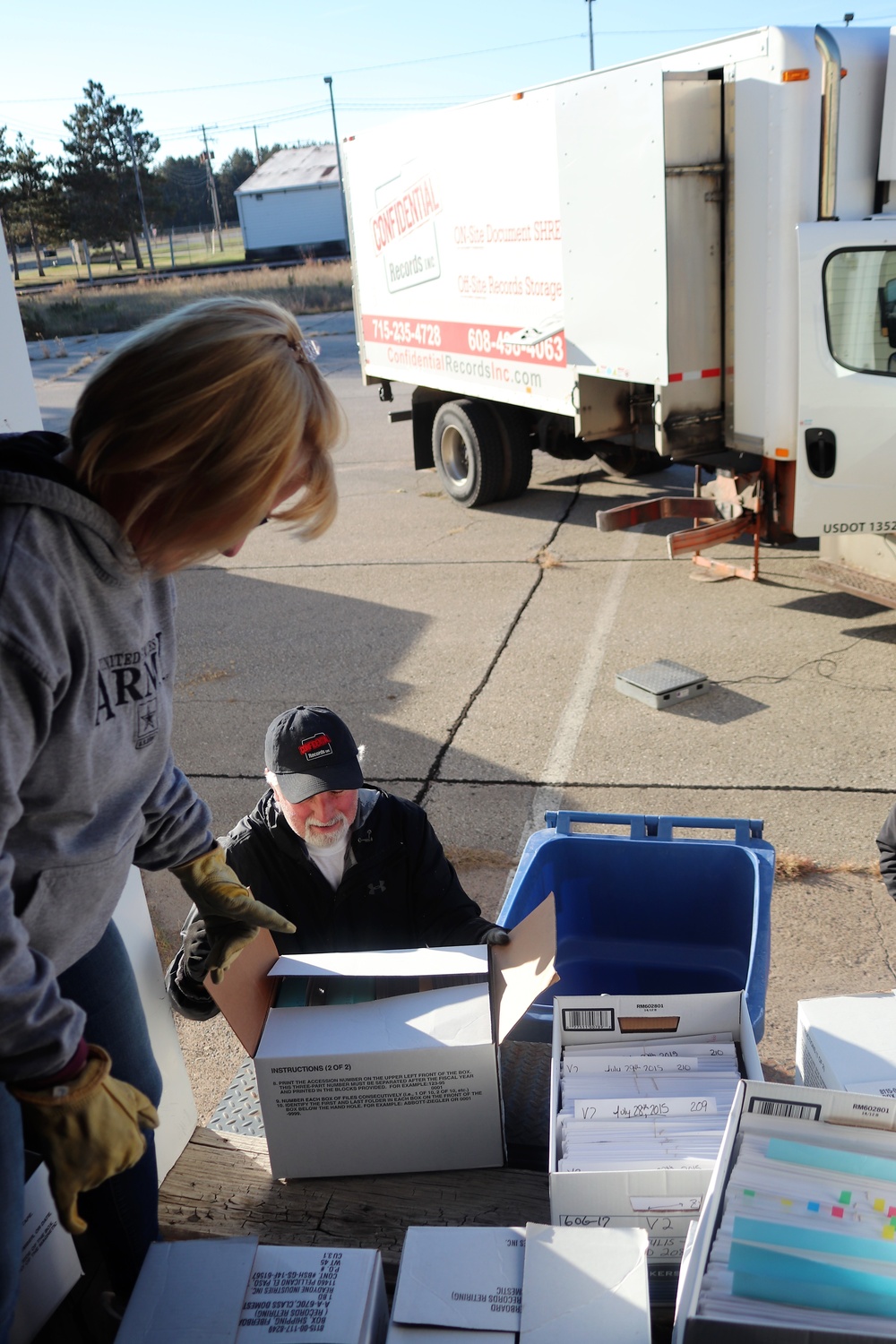 Army Energy Action Month: Fort McCoy’s DHR holds massive fall paper shredding, recycling event