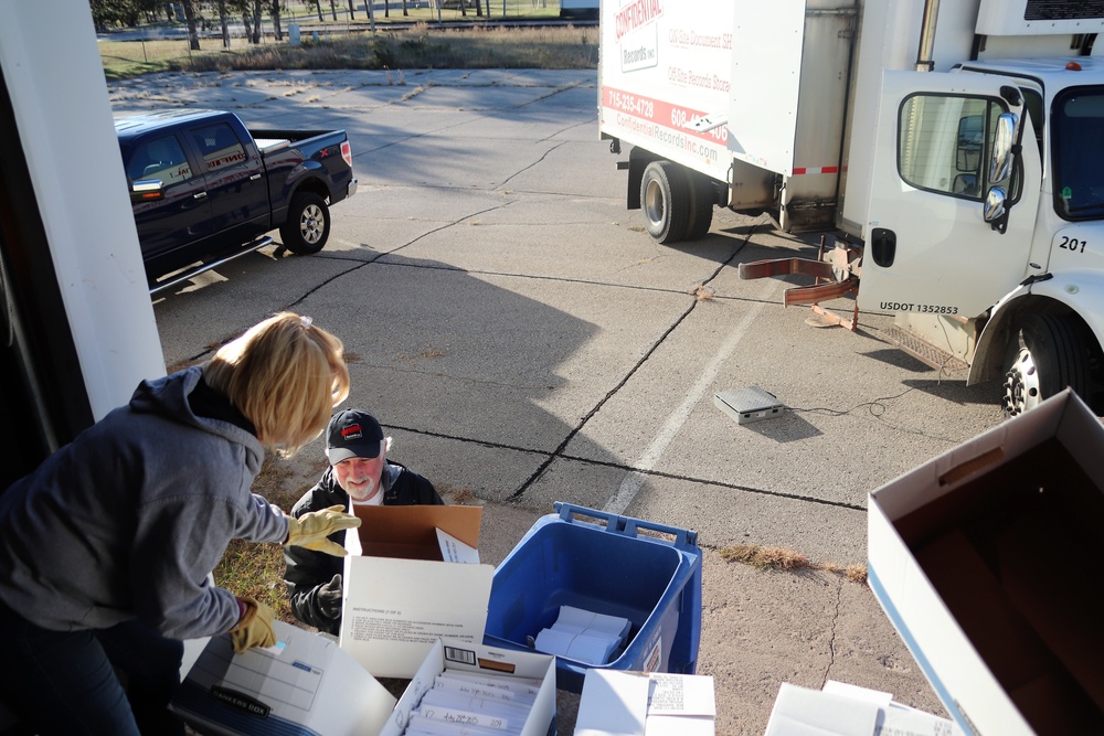 Army Energy Action Month: Fort McCoy’s DHR holds massive fall paper shredding, recycling event