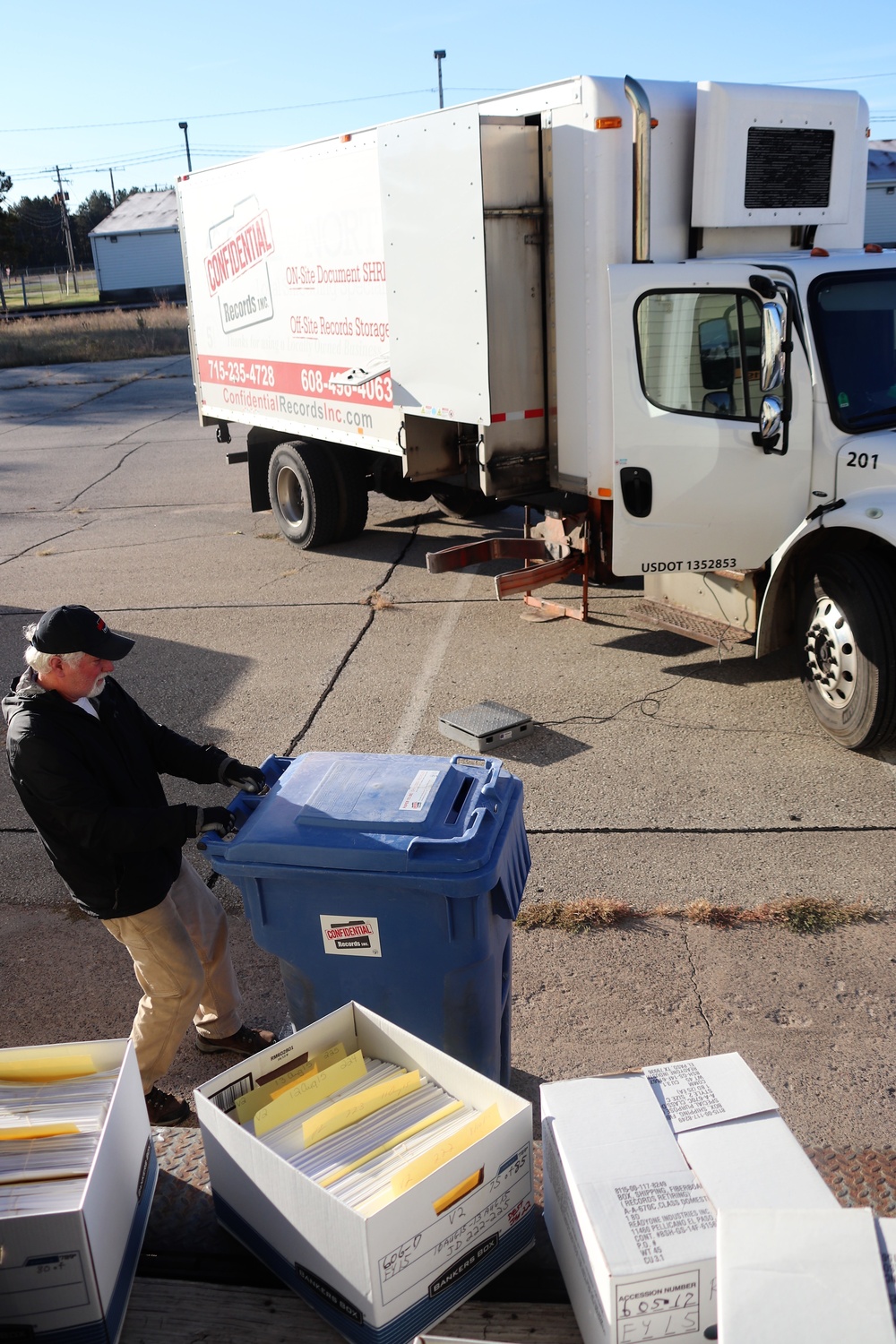 Army Energy Action Month: Fort McCoy’s DHR holds massive fall paper shredding, recycling event