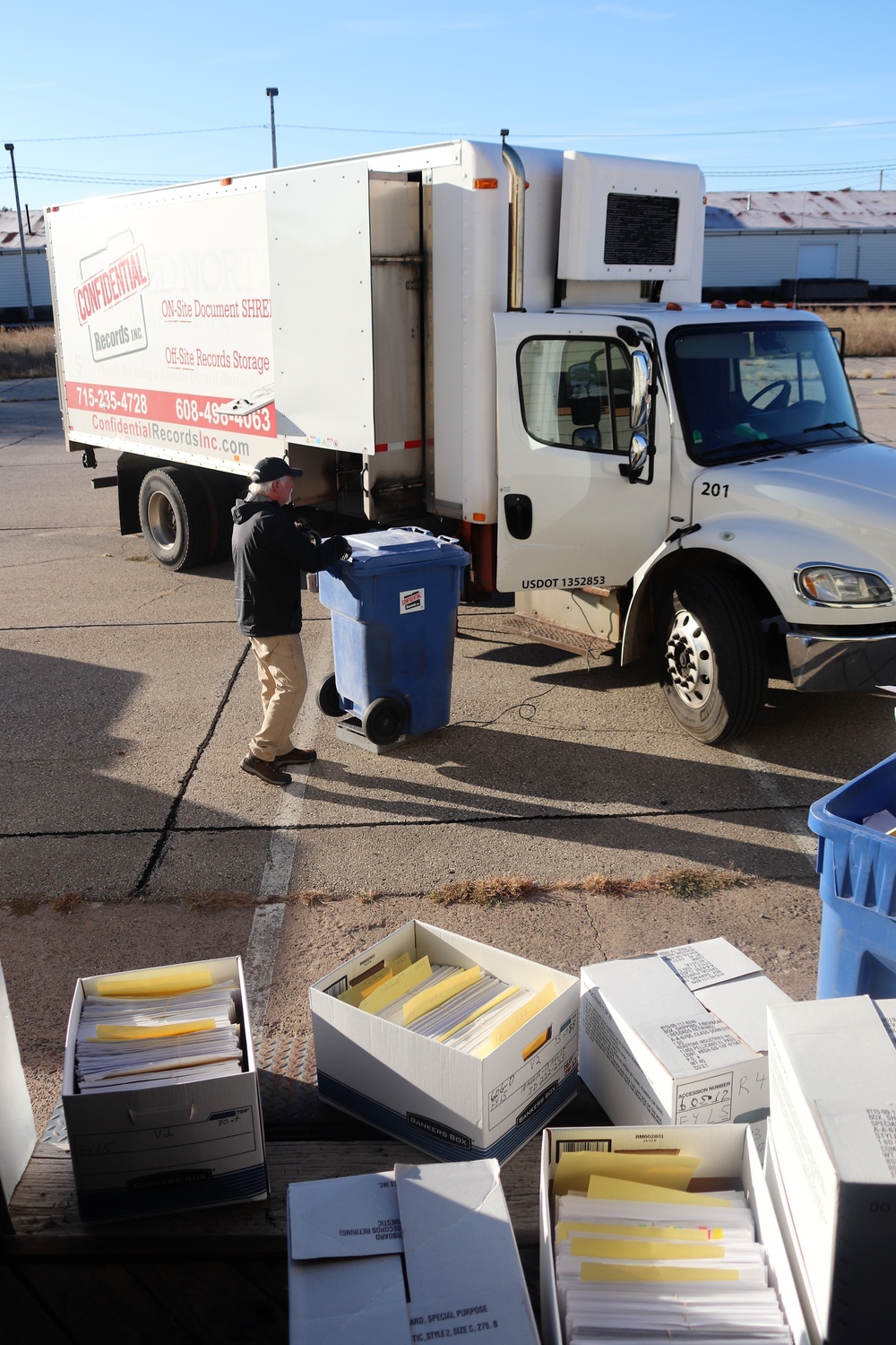 Army Energy Action Month: Fort McCoy’s DHR holds massive fall paper shredding, recycling event