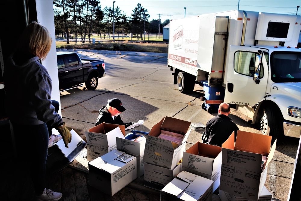 Army Energy Action Month: Fort McCoy’s DHR holds massive fall paper shredding, recycling event