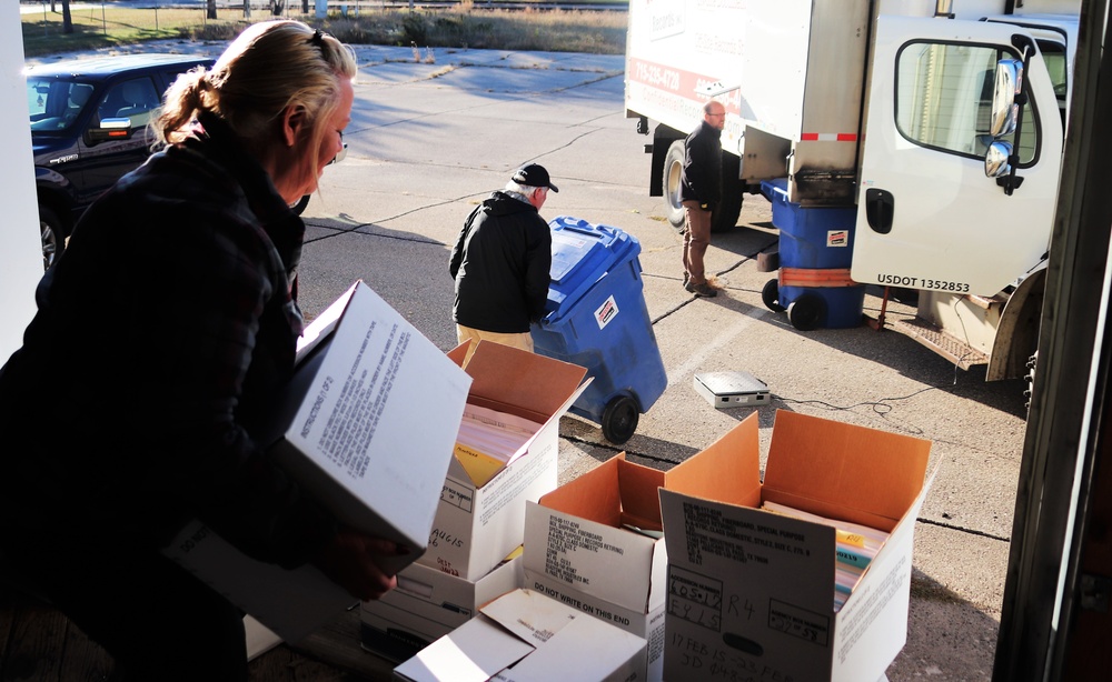 Army Energy Action Month: Fort McCoy’s DHR holds massive fall paper shredding, recycling event