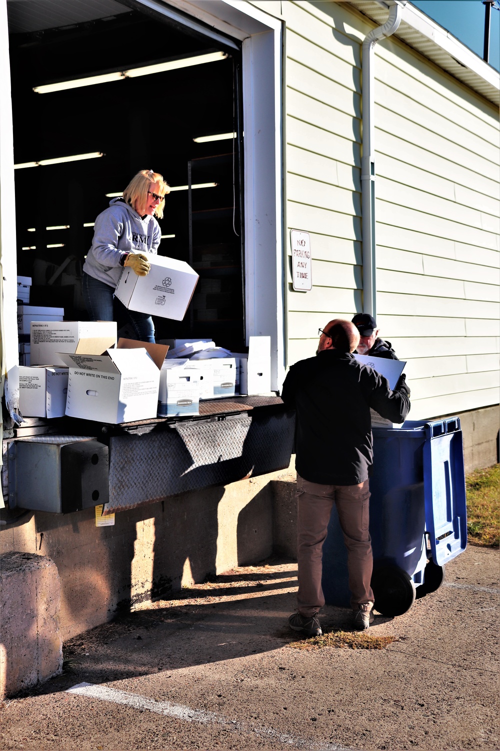 Army Energy Action Month: Fort McCoy’s DHR holds massive fall paper shredding, recycling event