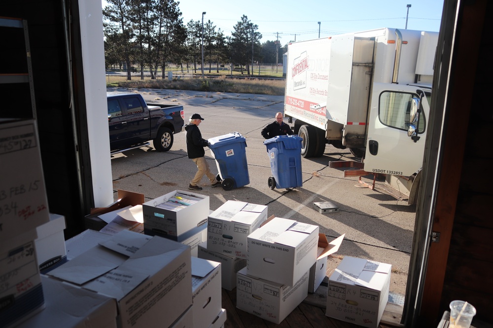 Army Energy Action Month: Fort McCoy’s DHR holds massive fall paper shredding, recycling event