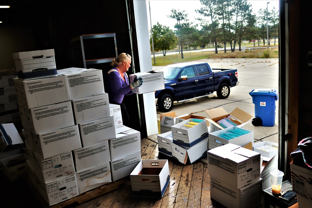 Army Energy Action Month: Fort McCoy’s DHR holds massive fall paper shredding, recycling event