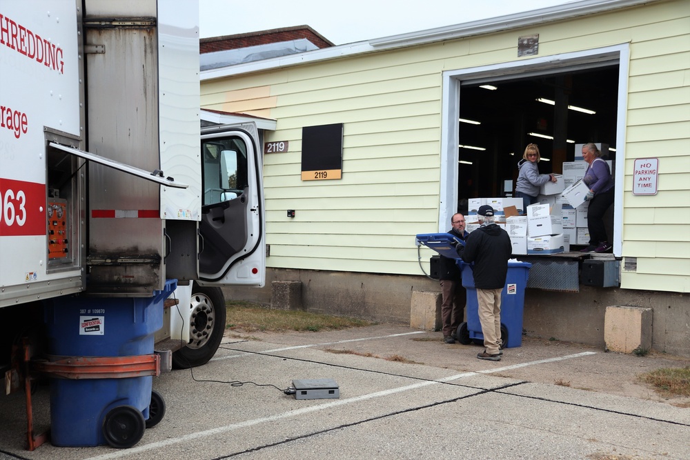 Army Energy Action Month: Fort McCoy’s DHR holds massive fall paper shredding, recycling event