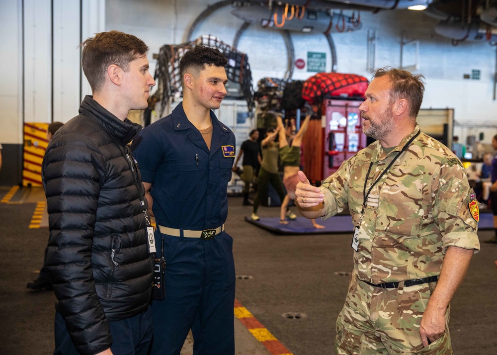 USS George H.W. Bush Distinguished Visitors