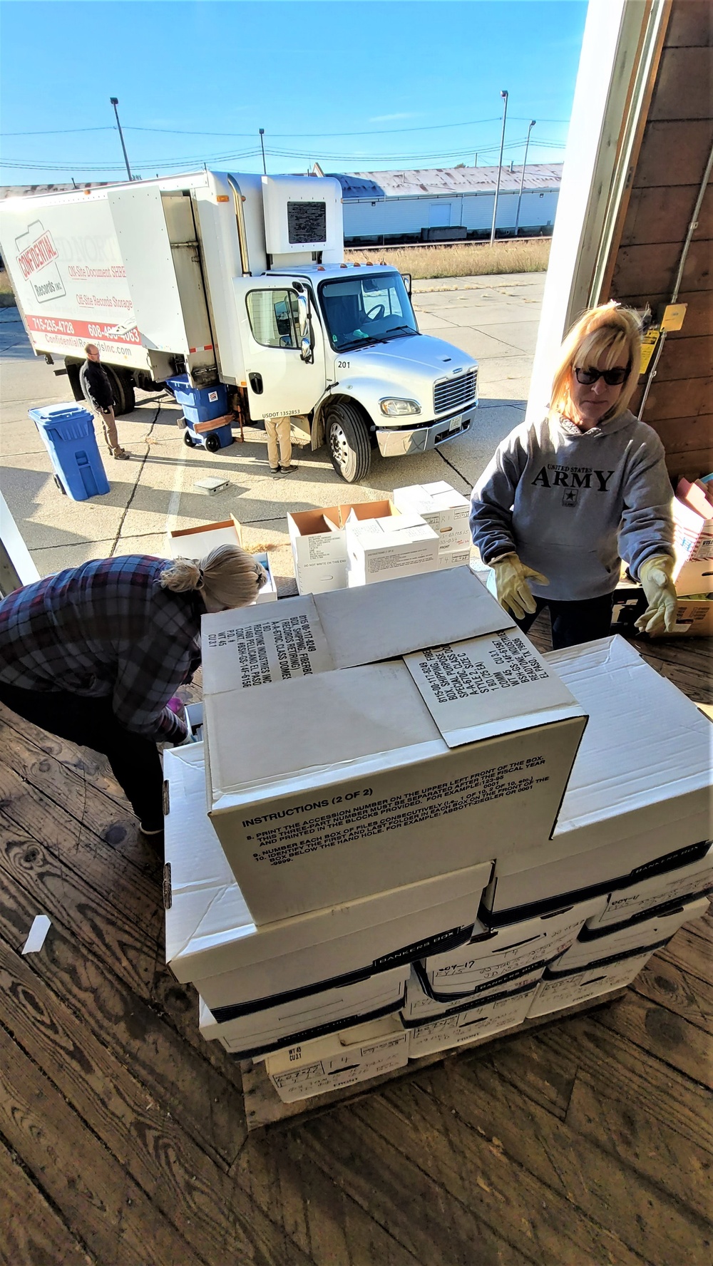 Army Energy Action Month: Fort McCoy’s DHR holds massive fall paper shredding, recycling event