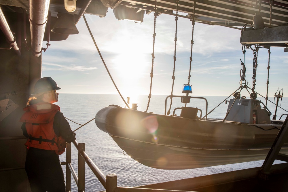 USS George H.W. Bush Small Boat Operations