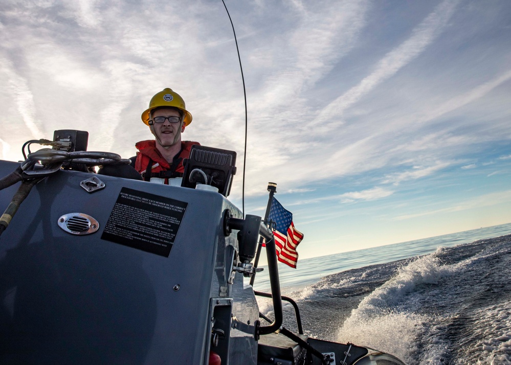 USS George H.W. Bush Small Boat Operations