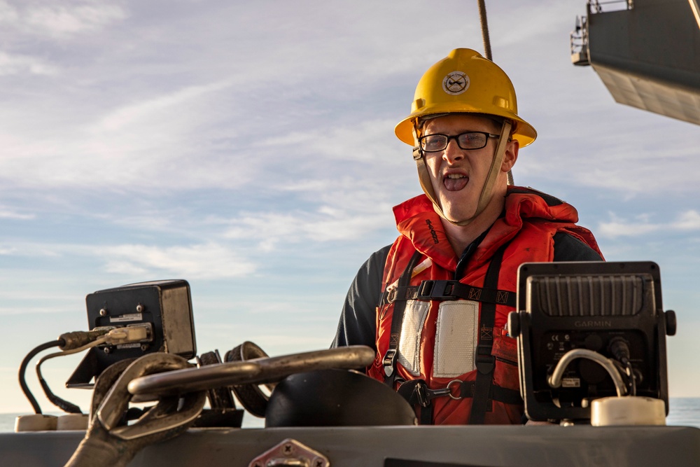 USS George H.W. Bush Small Boat Operations