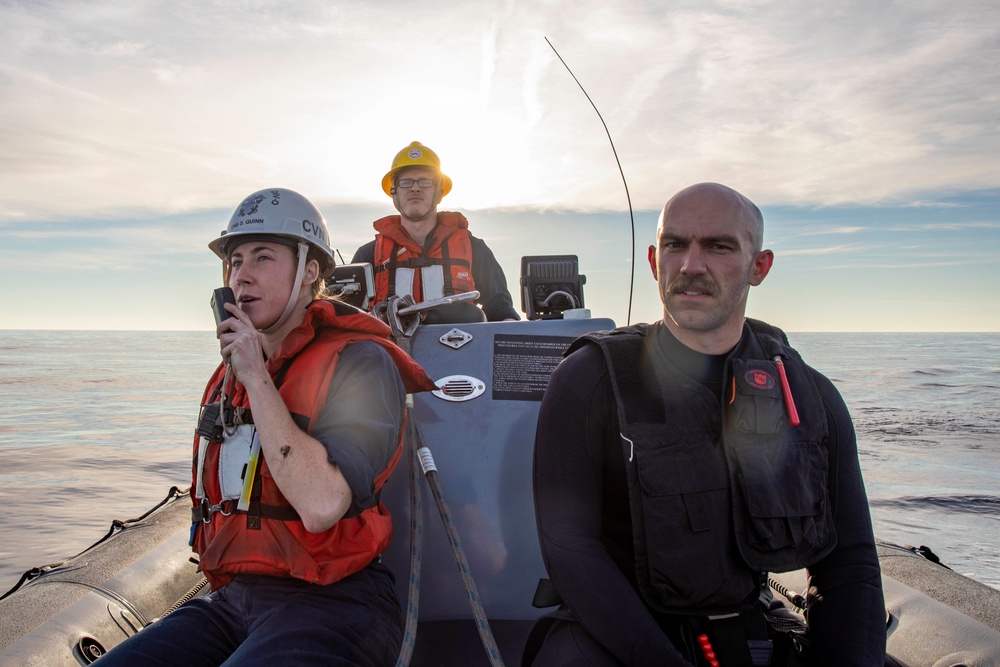 USS George H.W. Bush Small Boat Operations