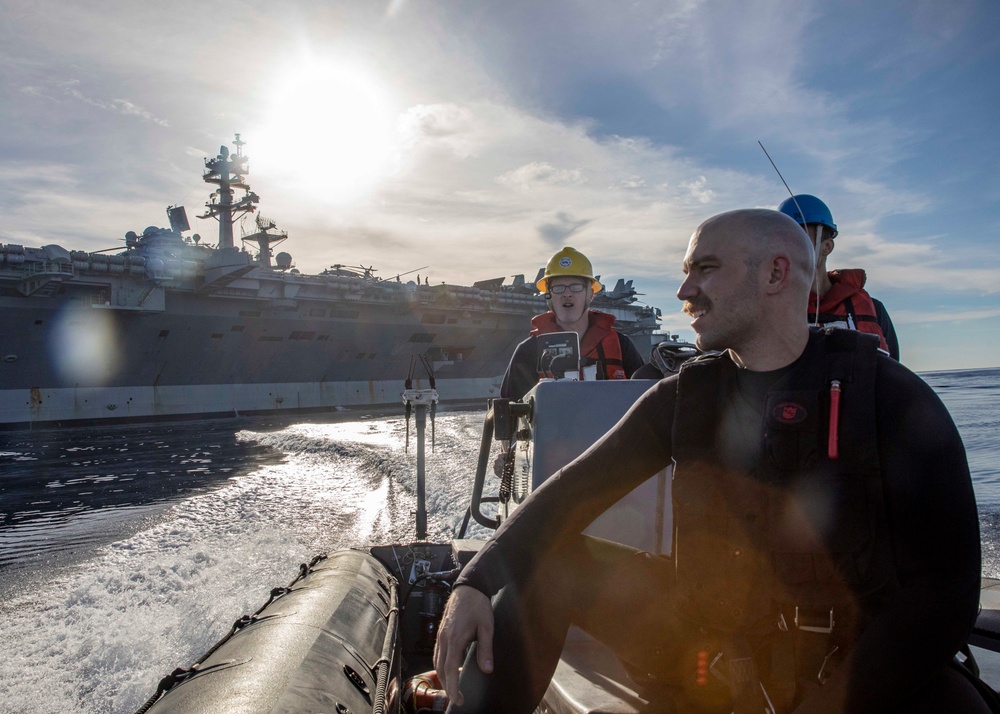 USS George H.W. Bush Small Boat Operations