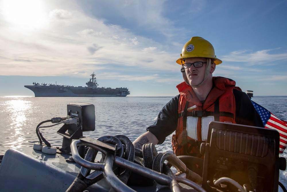 USS George H.W. Bush Small Boat Operations