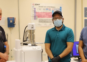 Corpus Christi Army Depot's (CCAD) Material Engineers utilize Scanning Electron Microscope for Helicopter Forensics