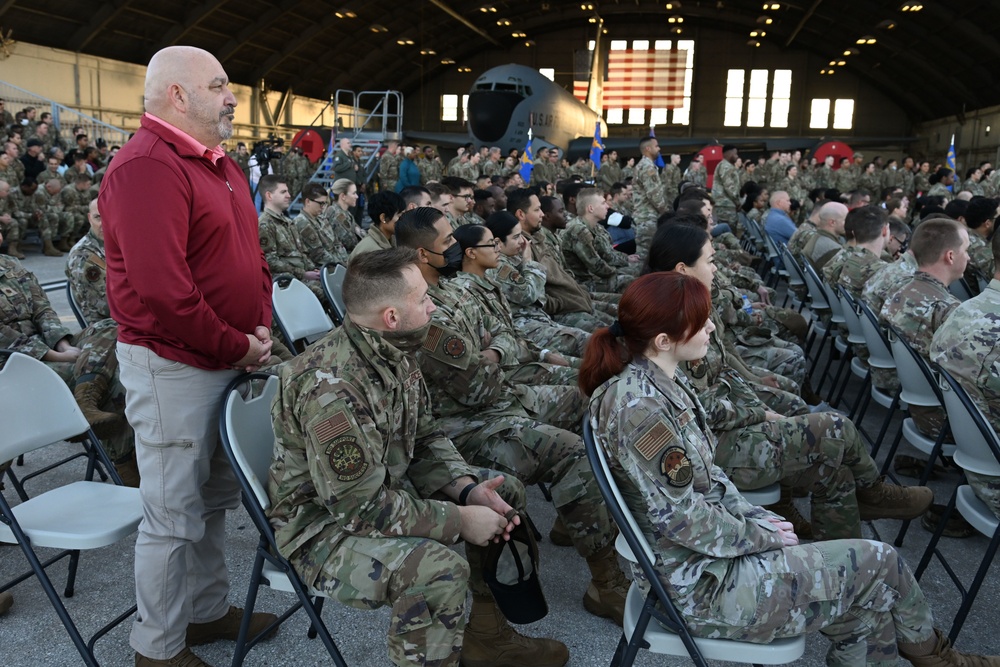 6th ARW commander addresses wing during all-call