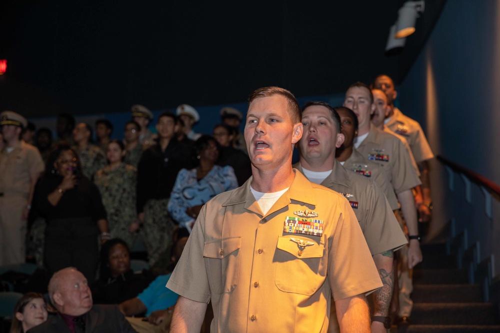 USS Bataan Chief Pinning