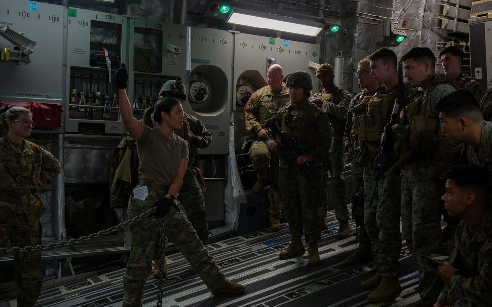 Airmen, Marines train to maximize lethality through rapid global mobility