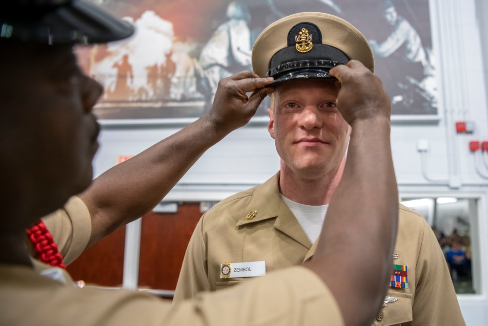 Recruit Training Command CPO Pinning Ceremony