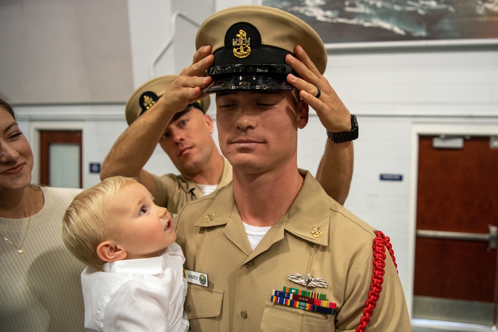 Recruit Training Command CPO Pinning Ceremony