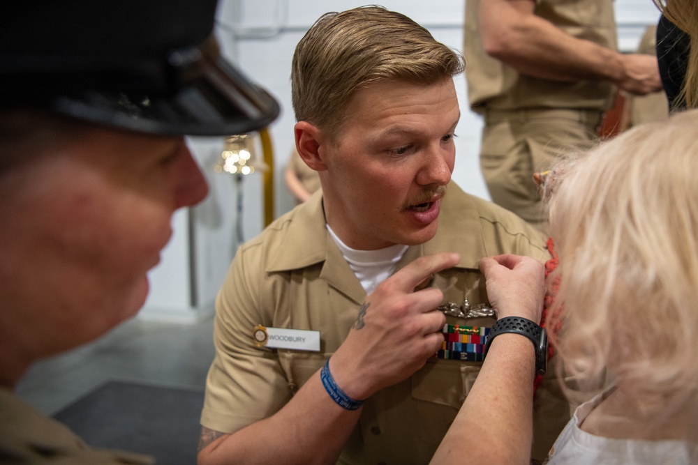 Recruit Training Command CPO Pinning Ceremony