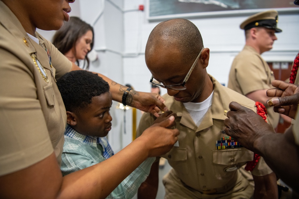 Recruit Training Command CPO Pinning Ceremony