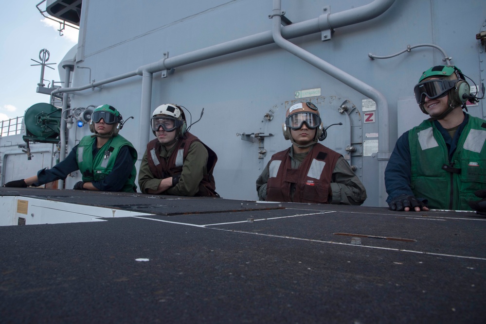 USS Tripoli and VMM-262 (Reinforced) Flight Operations