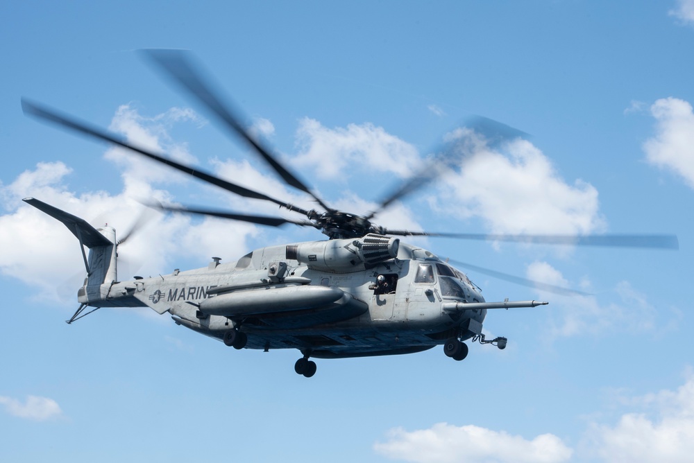 USS Tripoli and VMM-262 (Reinforced) Flight Operations