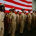 Abraham Lincoln hosts a chief petty officer pinning ceremony