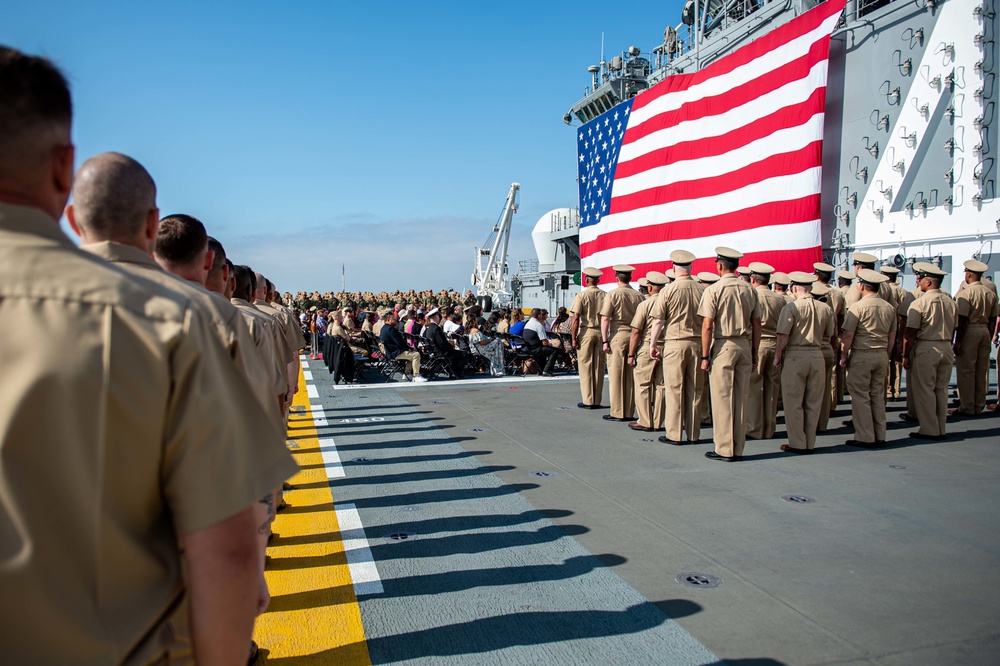 USS Boxer Sailors Receive Their Anchors During Chief Pinning Ceremony