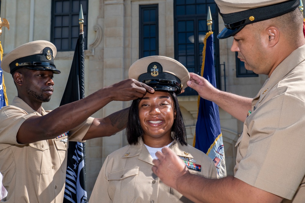 New Chiefs are Pinned in FY-23 Chief Pinning Ceremony