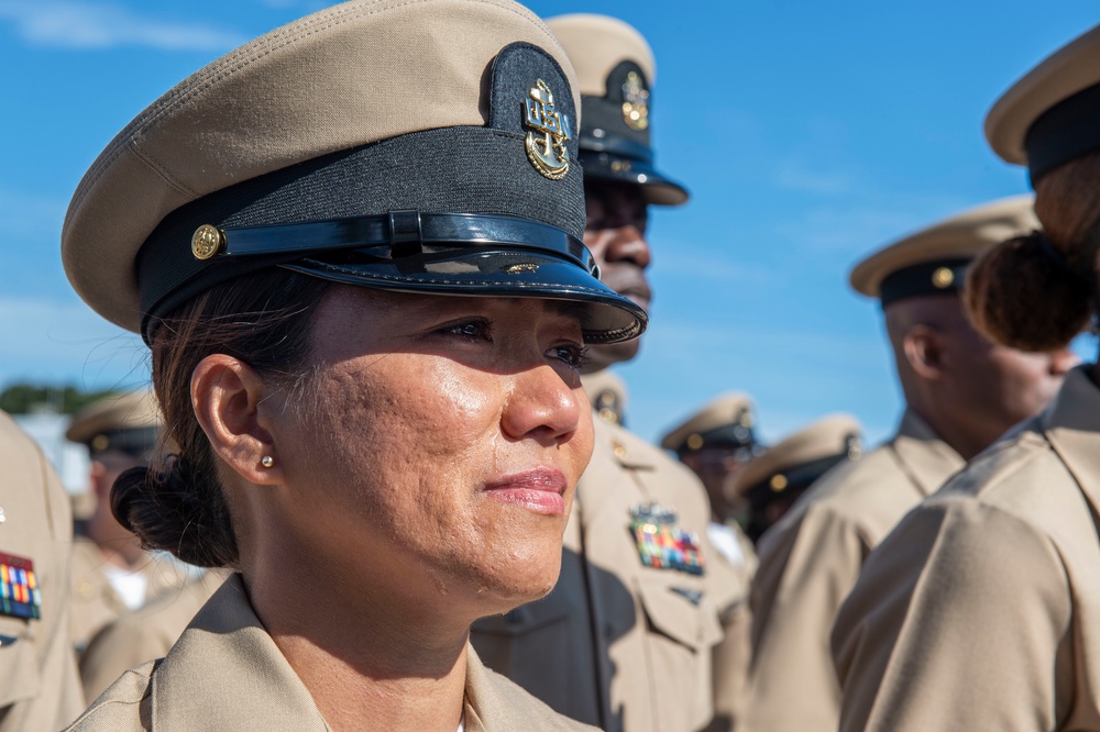 Blue Ridge promote nine new Chief Petty Officers