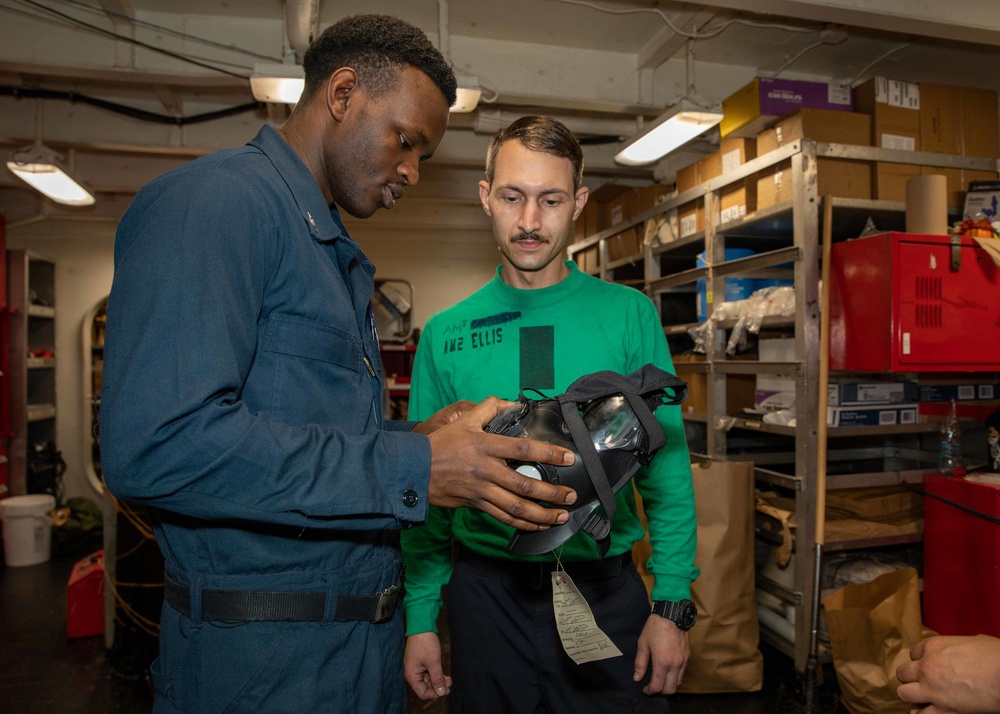 Daily operations aboard USS George H.W. Bush